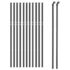 vidaXL Wire Mesh Fence Anthracite 0.8x25 m Galvanised Steel - Image 3