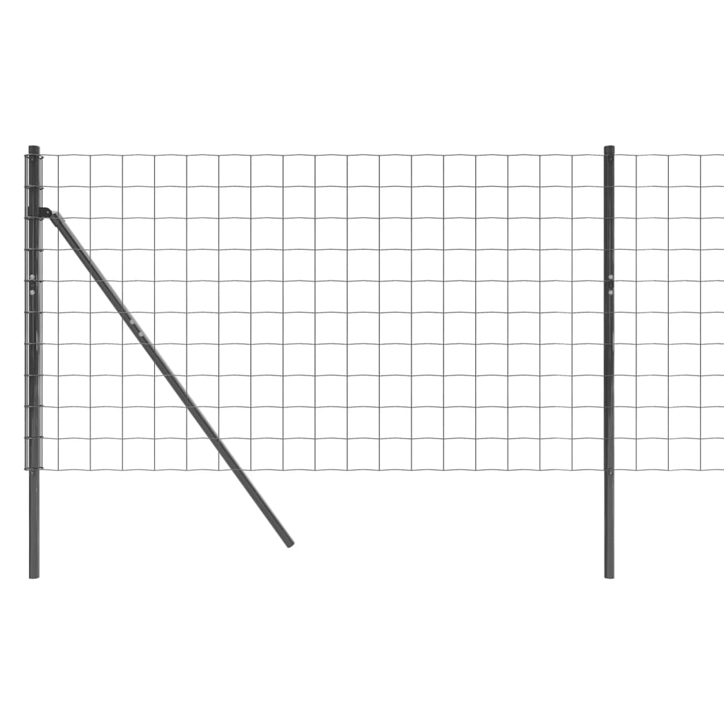 8720845779740_g_en_hd_2 vidaXL Wire Mesh Fence Anthracite 1x25 m Galvanised Steel - Image 4