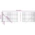 vidaXL Wire Mesh Fence Anthracite 1.4x25 m Galvanised Steel - Image 6