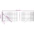 vidaXL Wire Mesh Fence Anthracite 1.8x25 m Galvanised Steel - Image 6