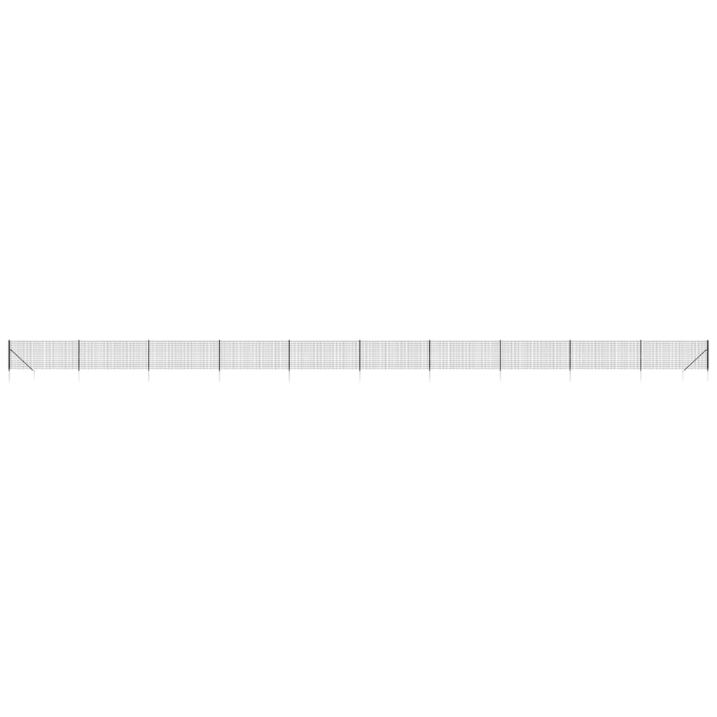 8720845779900_a_en_hd_1 vidaXL Wire Mesh Fence with Spike Anchors Anthracite 1x25 m - Image 2