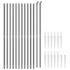 vidaXL Wire Mesh Fence with Spike Anchors Anthracite 1.6x25 m - Image 3