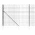 vidaXL Wire Mesh Fence with Spike Anchors Anthracite 1.6x25 m - Image 5