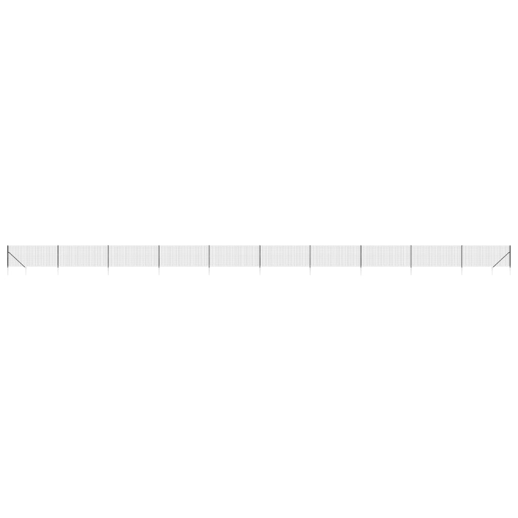 8720845780067_a_en_hd_1 vidaXL Wire Mesh Fence with Spike Anchors Anthracite 1x25 m - Image 2