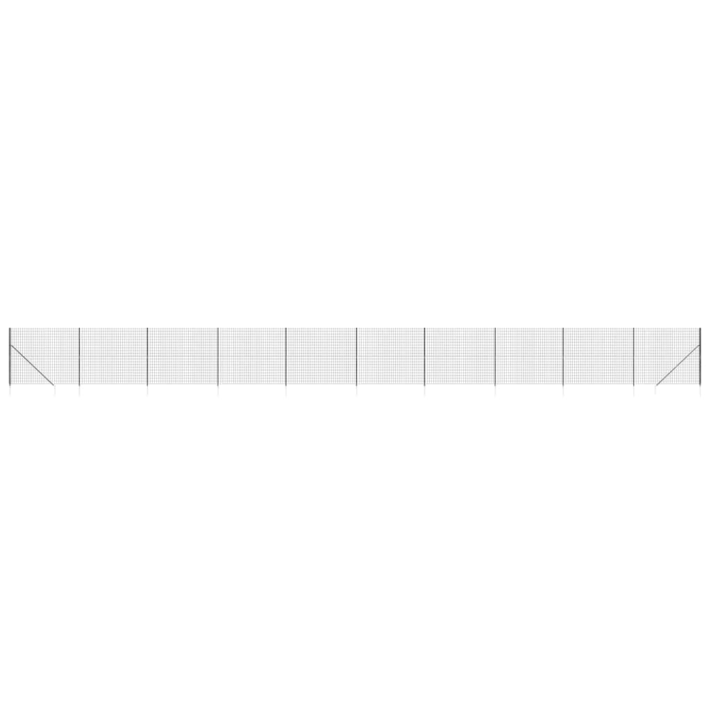8720845780098_a_en_hd_1 vidaXL Wire Mesh Fence with Spike Anchors Anthracite 1.6x25 m - Image 2
