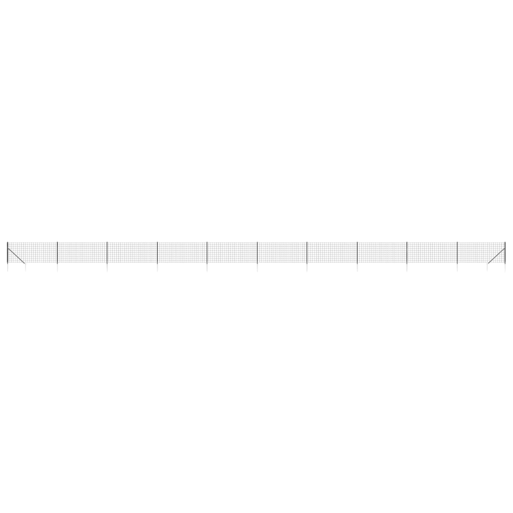 8720845780227_a_en_hd_1 vidaXL Wire Mesh Fence with Spike Anchors Anthracite 1x25 m - Image 2