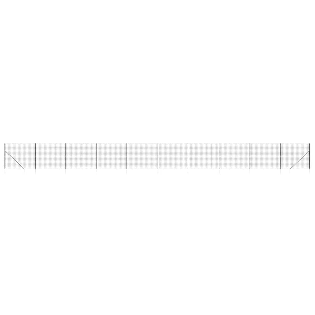 8720845780258_a_en_hd_1 vidaXL Wire Mesh Fence with Spike Anchors Anthracite 1.6x25 m - Image 2