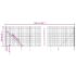 vidaXL Wire Mesh Fence with Spike Anchors Anthracite 1.6x25 m - Image 6