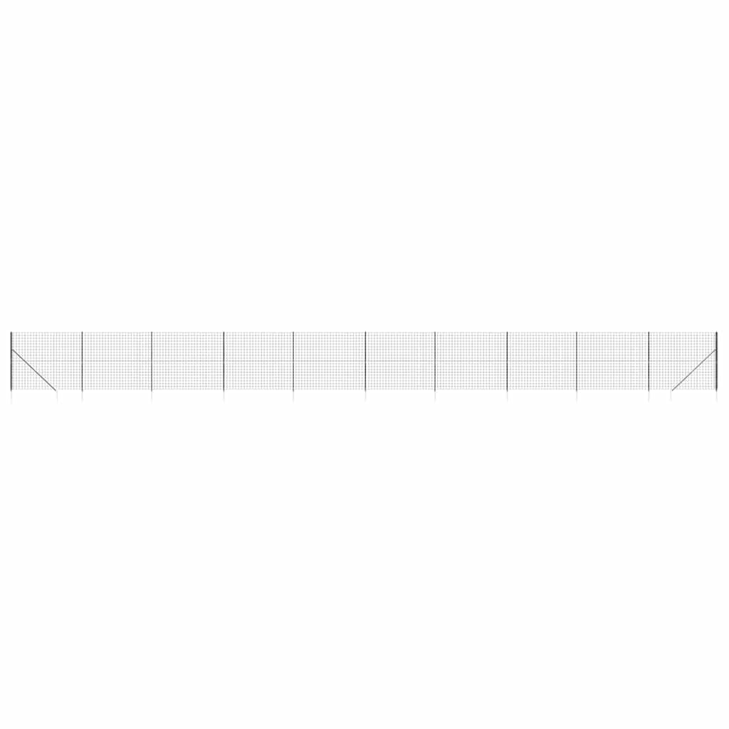8720845780265_a_en_hd_1 vidaXL Wire Mesh Fence with Spike Anchors Anthracite 1.8x25 m - Image 2