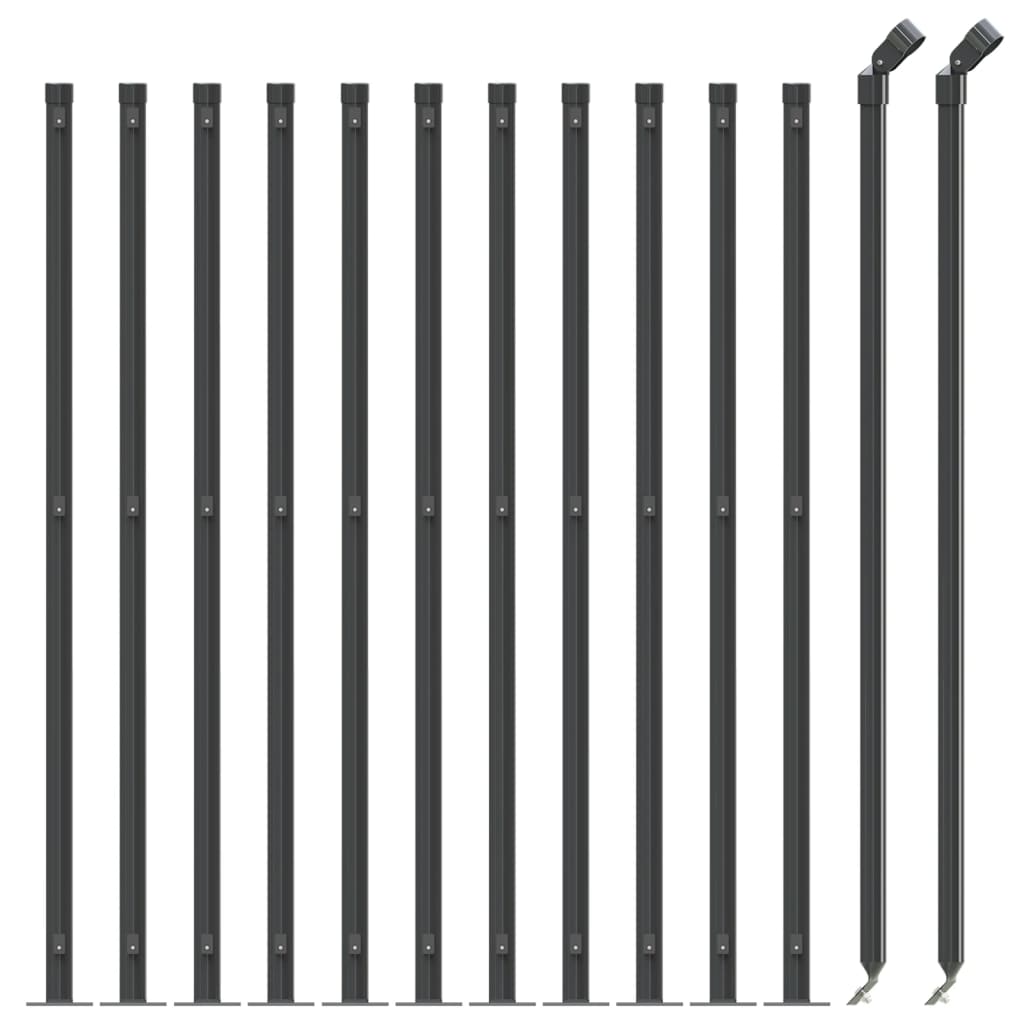8720845780708_g_en_hd_1 vidaXL Wire Mesh Fence with Flange Anthracite 1x25 m - Image 3