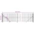 vidaXL Wire Mesh Fence with Flange Anthracite 1x25 m - Image 6
