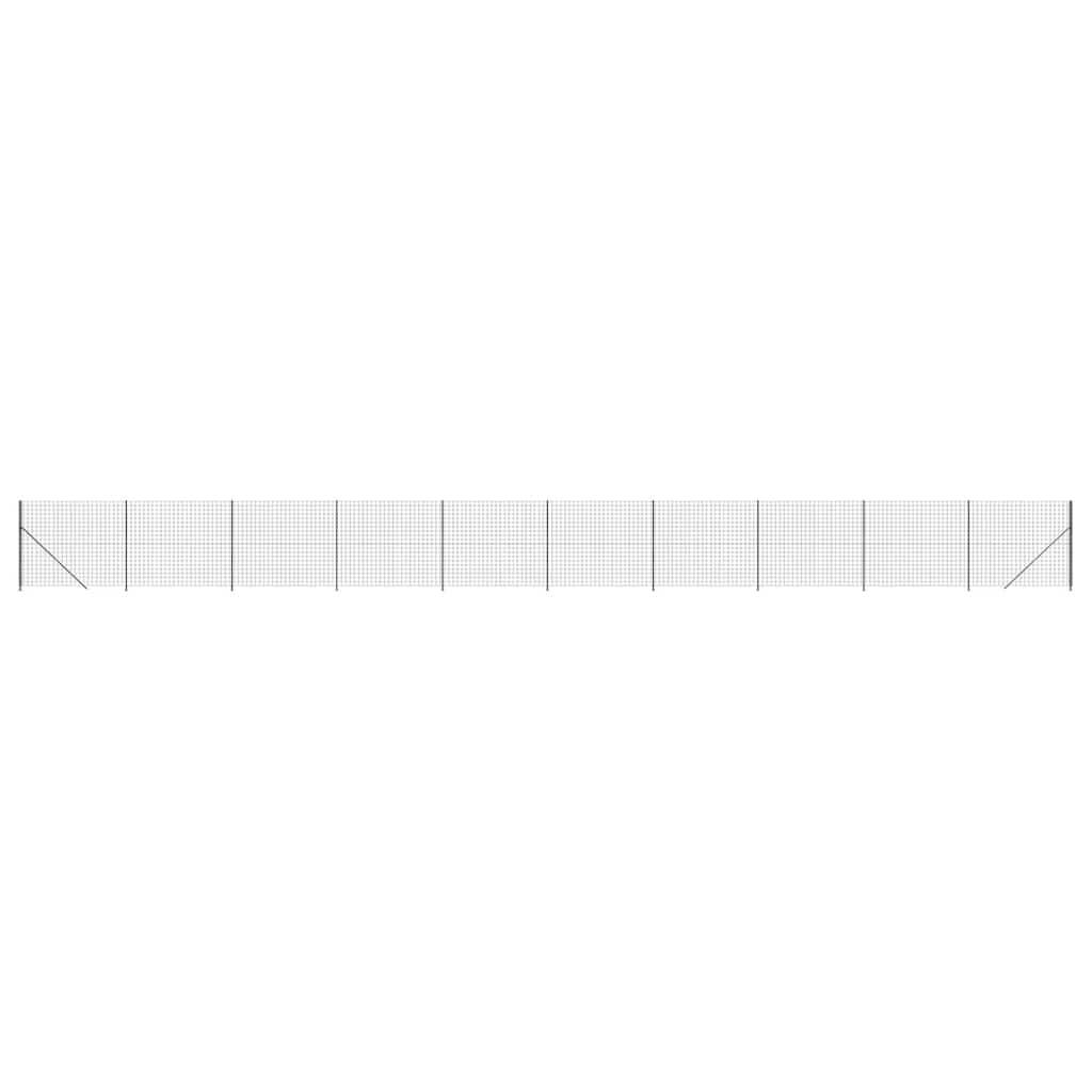 8720845780739_a_en_hd_1 vidaXL Wire Mesh Fence with Flange Anthracite 1.6x25 m - Image 2