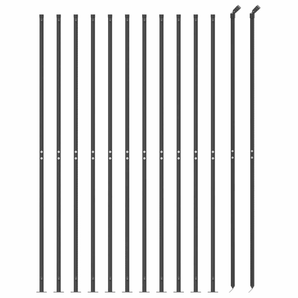 8720845780739_g_en_hd_1 vidaXL Wire Mesh Fence with Flange Anthracite 1.6x25 m - Image 3