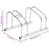 vidaXL Bike Rack for 2 Bikes Galvanised Steel - Image 6
