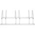 vidaXL Bike Rack for 3 Bikes Galvanised Steel - Image 2