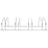 vidaXL Bike Rack for 4 Bikes Galvanised Steel - Image 2