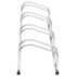 vidaXL Bike Rack for 4 Bikes Galvanised Steel - Image 3