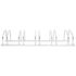 vidaXL Bike Rack for 5 Bikes Galvanised Steel - Image 2