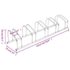 vidaXL Bike Rack for 5 Bikes Galvanised Steel - Image 6