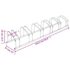 vidaXL Bike Rack for 6 Bikes Galvanised Steel - Image 6