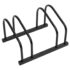 vidaXL Bike Rack for 2 Bikes Black Steel
