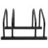vidaXL Bike Rack for 2 Bikes Black Steel - Image 2