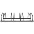 vidaXL Bike Rack for 4 Bikes Black Steel - Image 2
