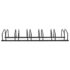 vidaXL Bike Rack for 6 Bikes Black Steel - Image 2