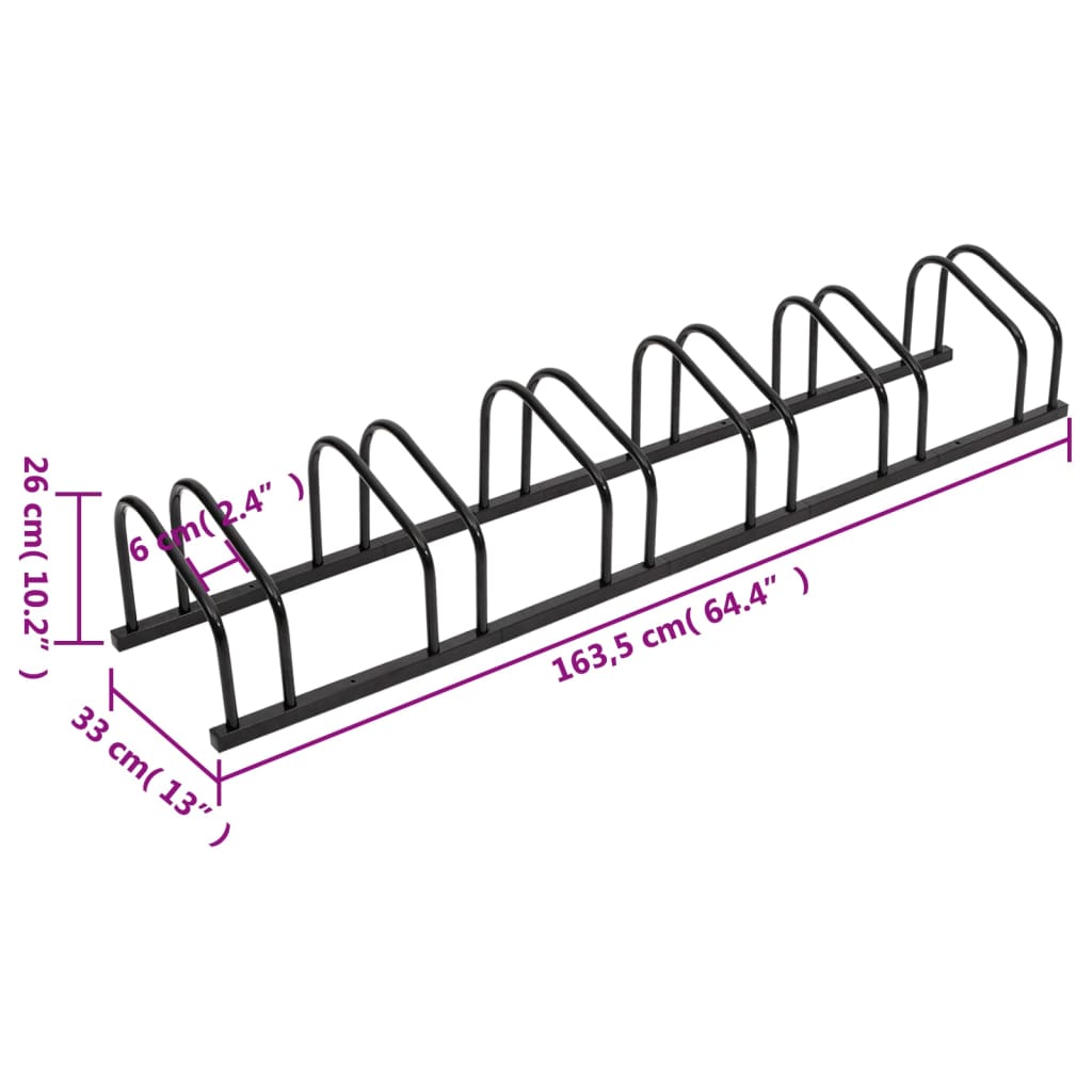 8720845780869_g_en_hd_5 vidaXL Bike Rack for 6 Bikes Black Steel - Image 6