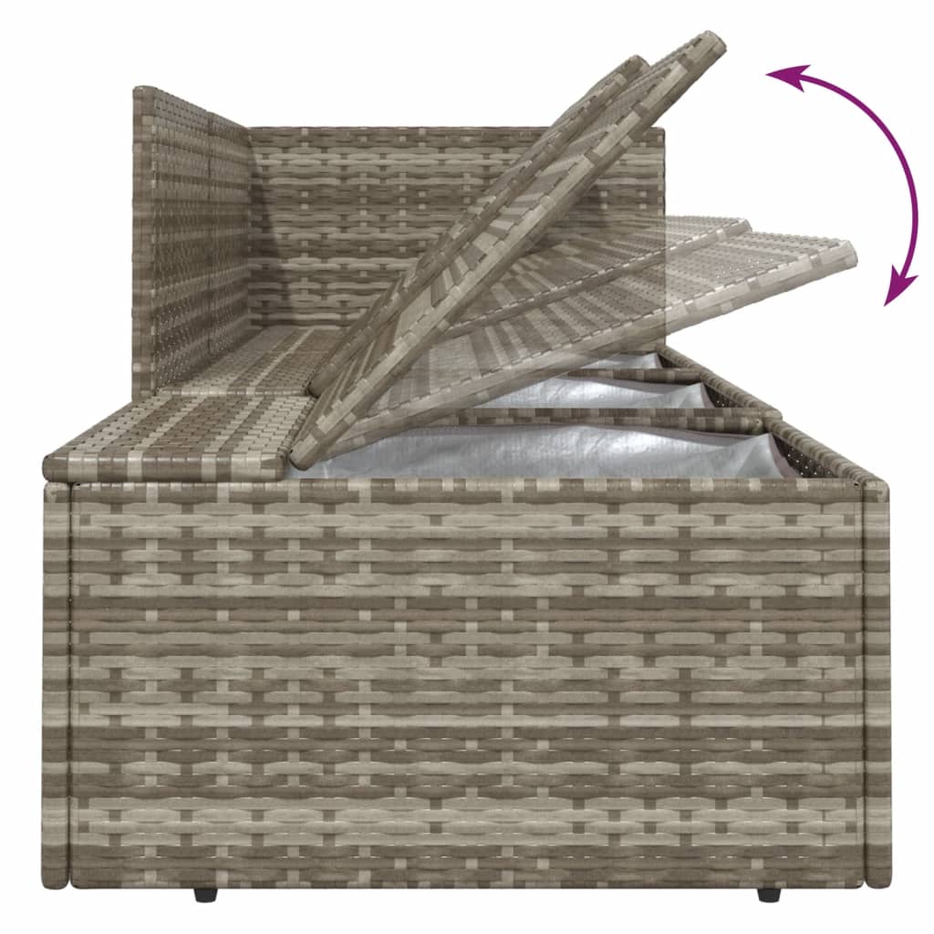 8720845784355_g_en_hd_7 vidaXL 10 Piece Garden Lounge Set with Cushions Grey Poly Rattan - Image 9