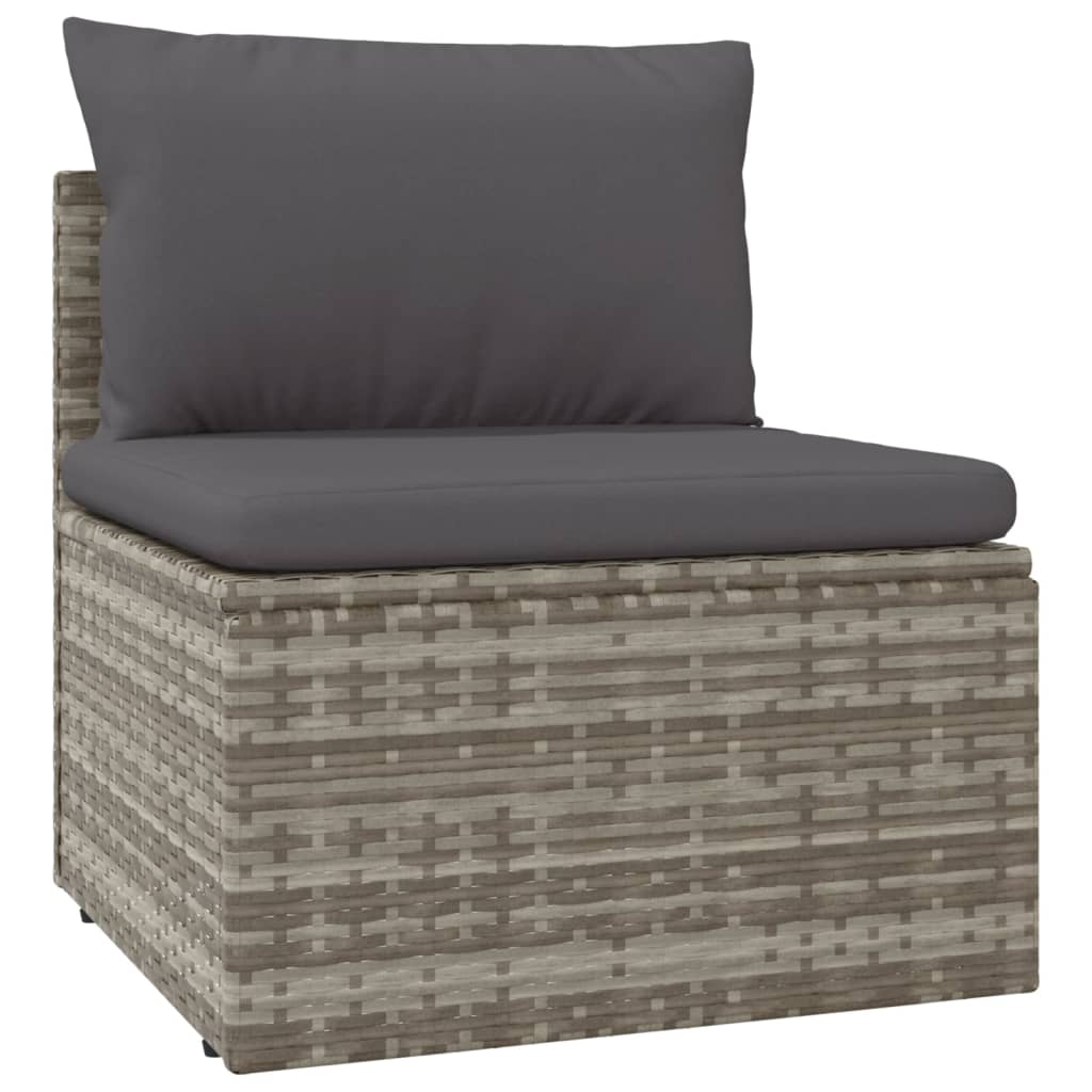 8720845784546_g_en_hd_4 vidaXL 10 Piece Garden Lounge Set with Cushions Grey Poly Rattan - Image 6