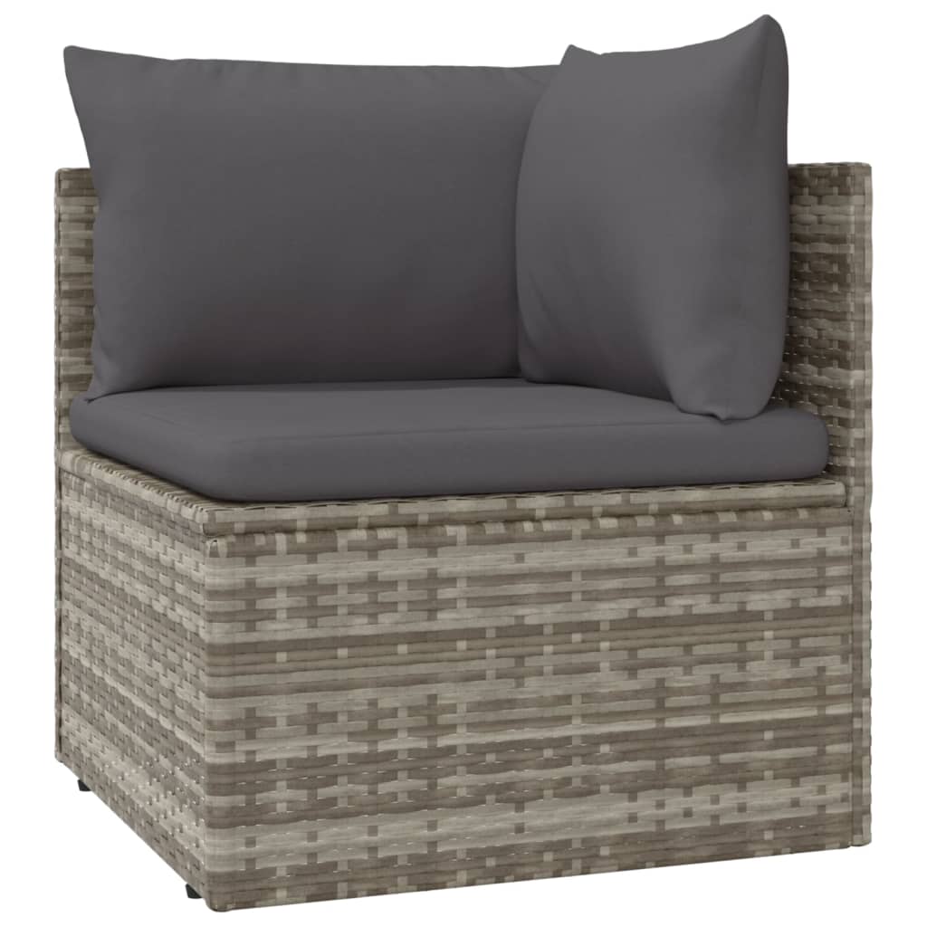 8720845784560_g_en_hd_3 vidaXL 10 Piece Garden Lounge Set with Cushions Grey Poly Rattan - Image 5