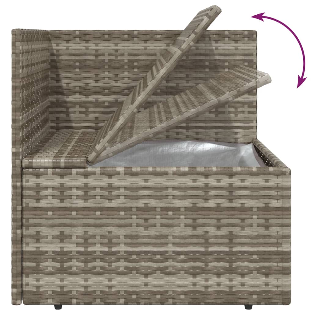 8720845784560_g_en_hd_6 vidaXL 10 Piece Garden Lounge Set with Cushions Grey Poly Rattan - Image 8