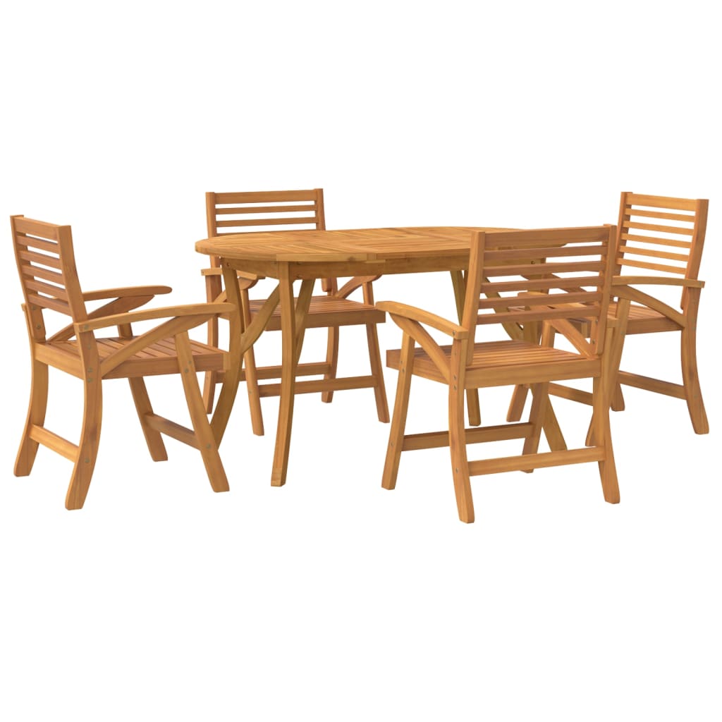 8720845785420_g_en_hd_1 vidaXL 5 Piece Garden Dining Set Solid Wood Acacia - Image 3
