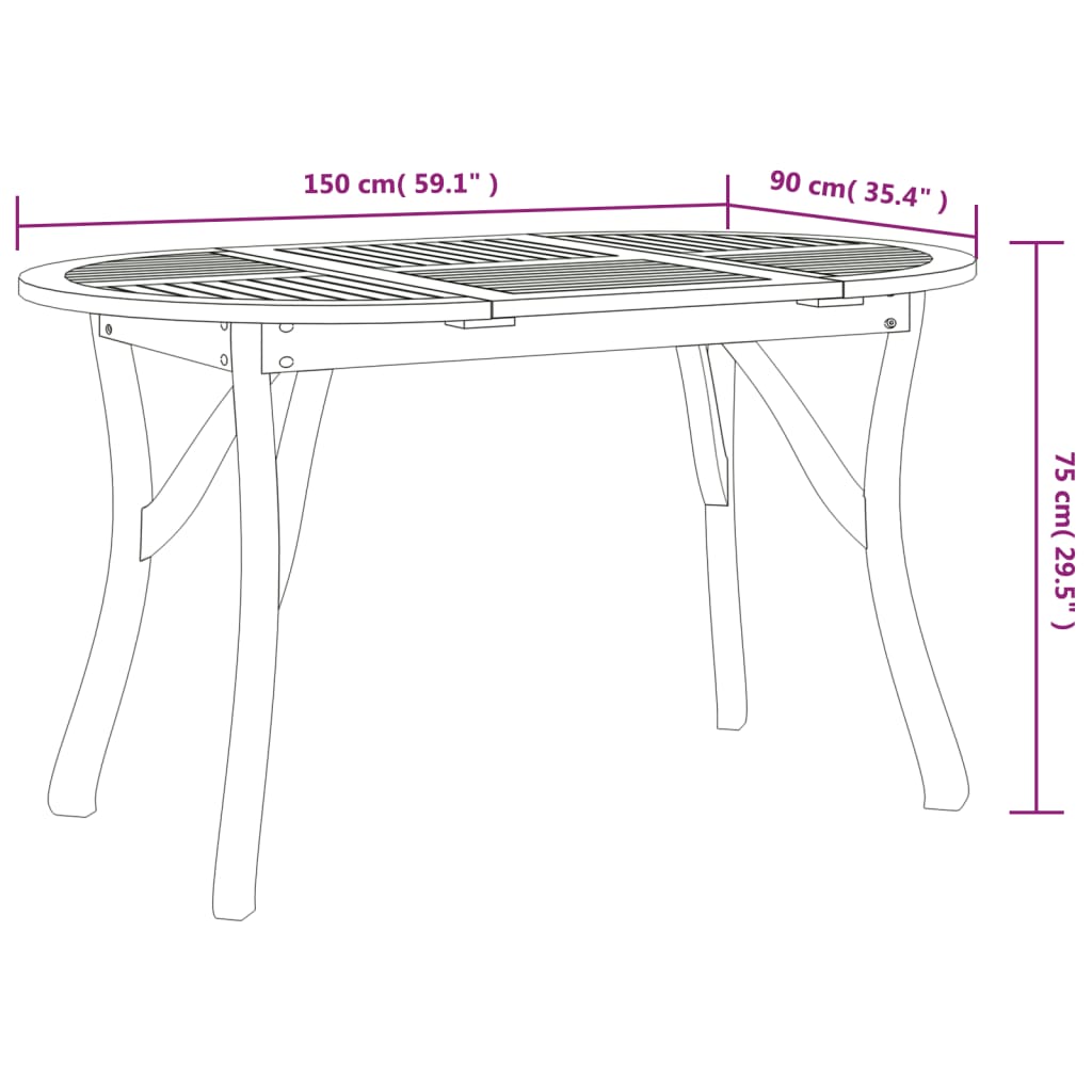 8720845785420_g_en_hd_8 vidaXL 5 Piece Garden Dining Set Solid Wood Acacia - Image 10