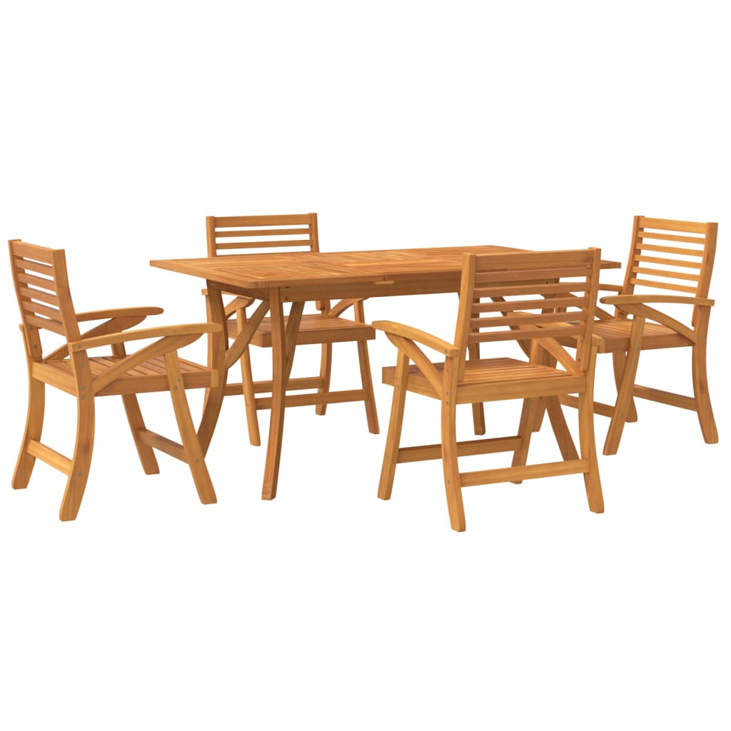 8720845785444_g_en_hd_1 vidaXL 5 Piece Garden Dining Set Solid Wood Acacia - Image 3