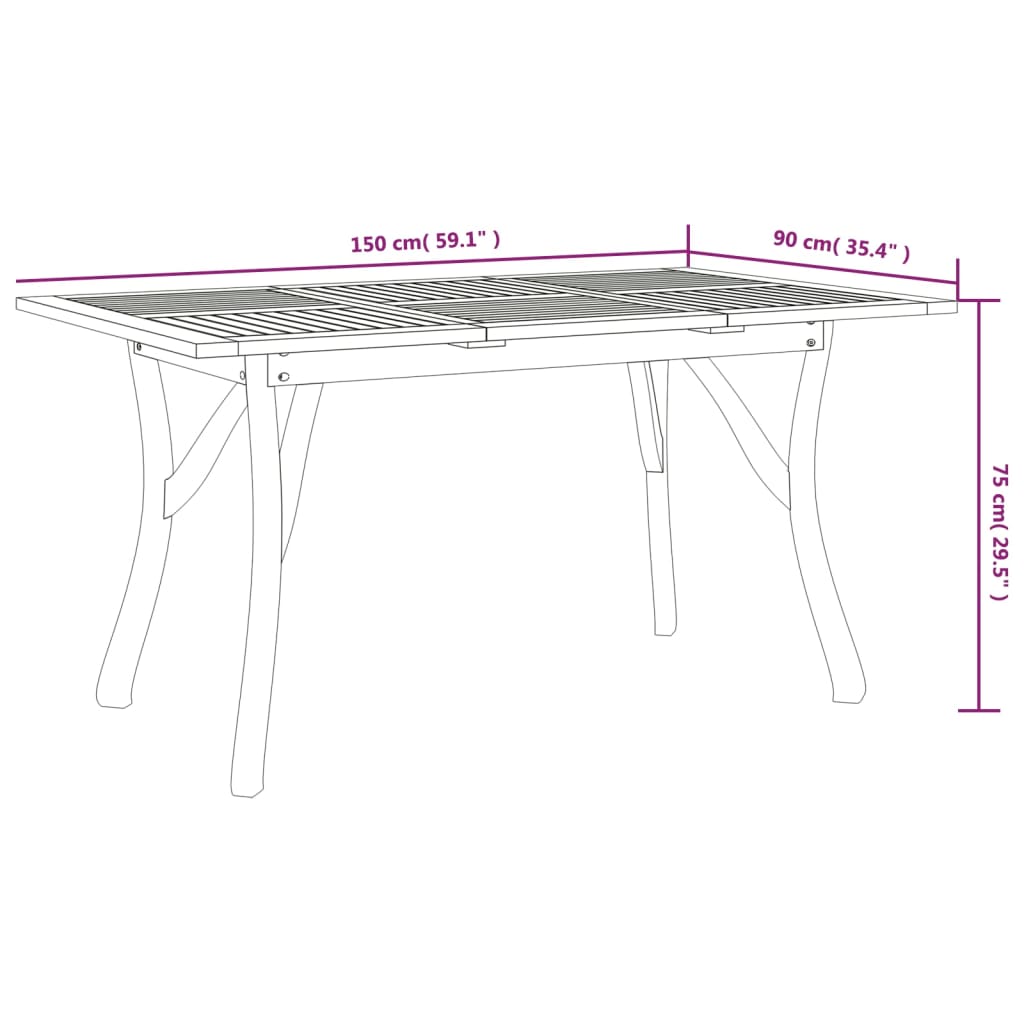 8720845785444_g_en_hd_8 vidaXL 5 Piece Garden Dining Set Solid Wood Acacia - Image 10