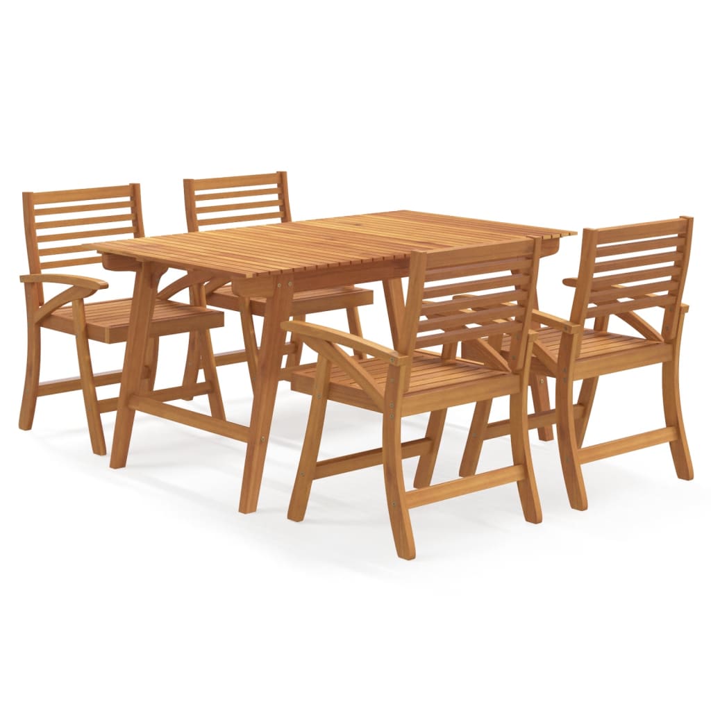 8720845785468_a_en_hd_1 vidaXL 5 Piece Garden Dining Set Solid Wood Acacia - Image 2