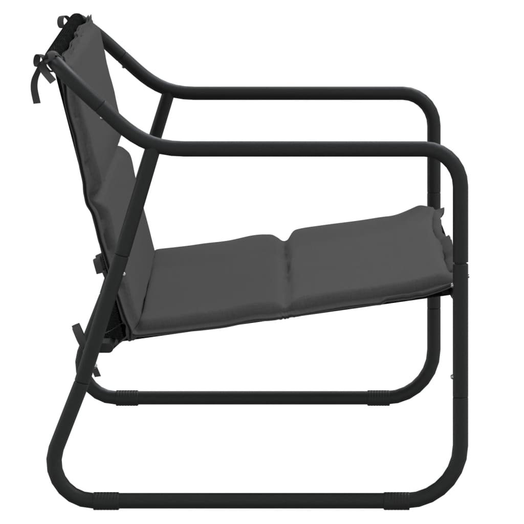 8720845787059_g_en_hd_2 vidaXL 2-Seater Garden Bench with Cushion Anthracite Steel - Image 4