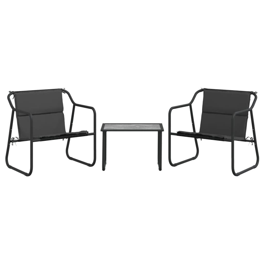 8720845787066_g_en_hd_1 vidaXL 3 Piece Garden Lounge Set with Cushions Anthracite Steel - Image 3