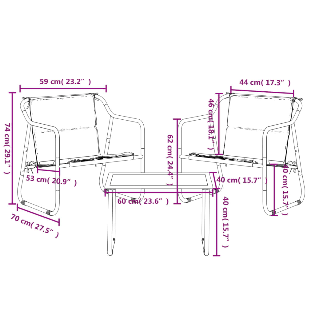 8720845787066_g_en_hd_11 vidaXL 3 Piece Garden Lounge Set with Cushions Anthracite Steel - Image 13