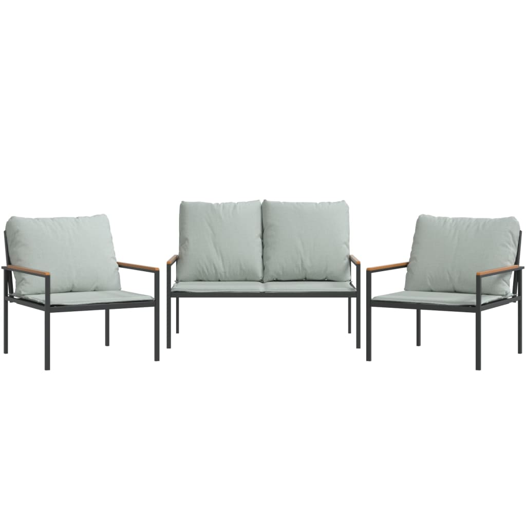 8720845787097_a_en_hd_1 vidaXL 3 Piece Garden Lounge Set with Cushions Anthracite Steel - Image 2