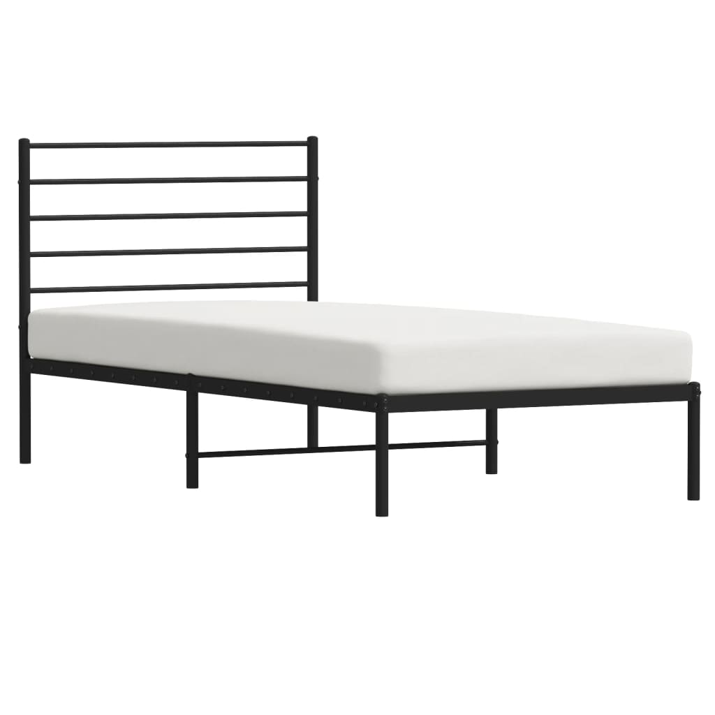 8720845787479_g_en_hd_3 vidaXL Metal Bed Frame without Mattress with Headboard Black 90x190 cm - Image 5