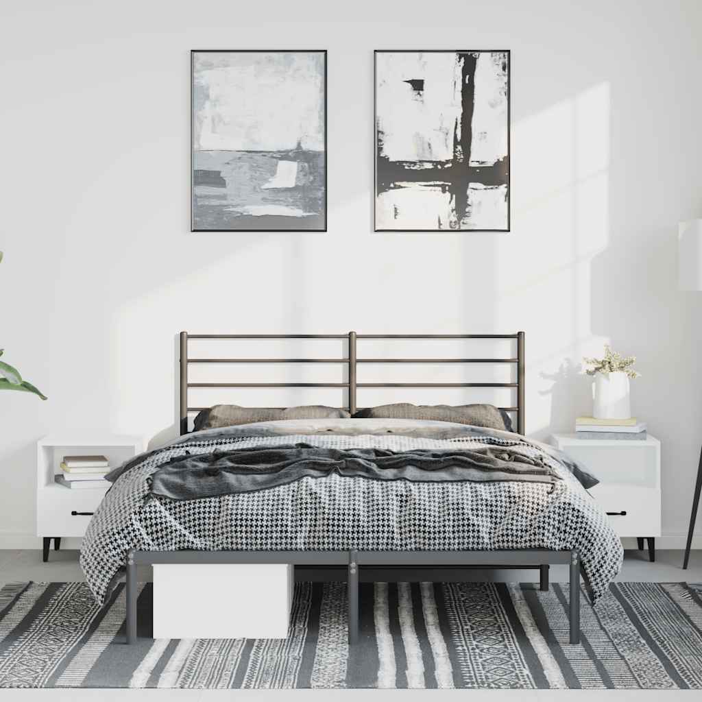 8720845787547_g_en_hd_1 vidaXL Metal Bed Frame without Mattress with Headboard Black 135x190 cm - Image 3