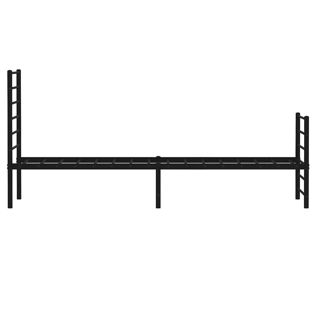 8720845787691_g_en_hd_6 vidaXL Metal Bed Frame without Mattress with Footboard Black 107x203 cm King Single - Image 7