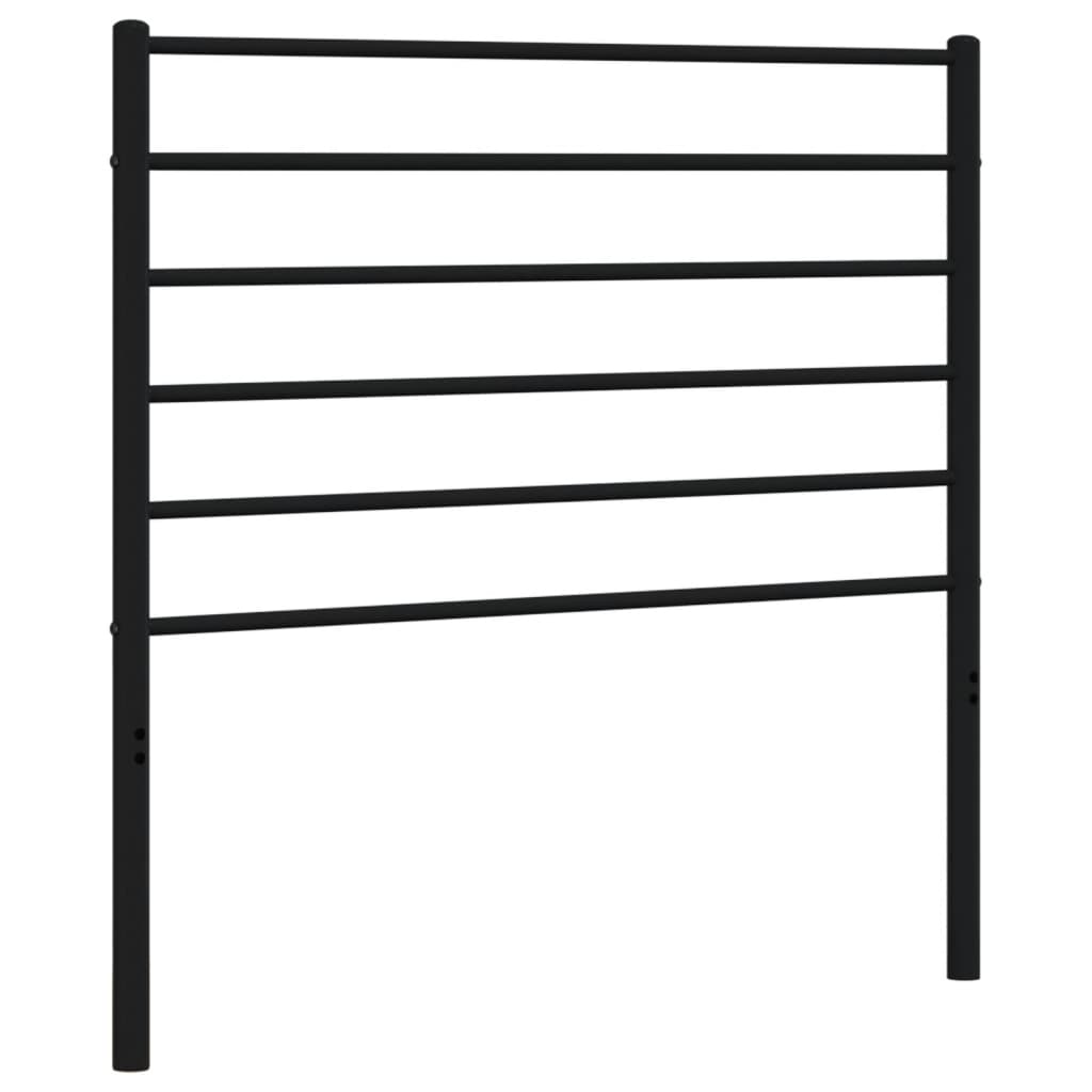 8720845787837_a_en_hd_1 vidaXL Metal Headboard Black 90 cm - Image 2