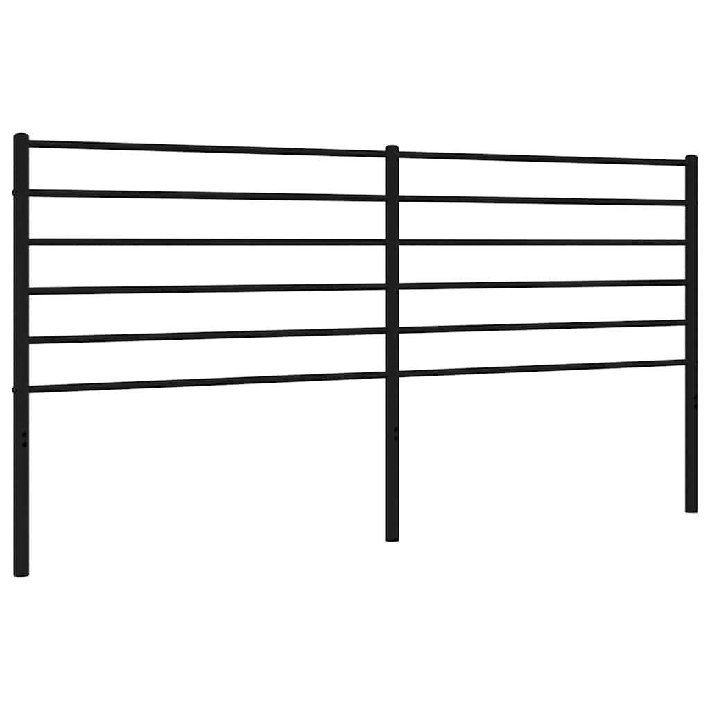 8720845787912_a_en_hd_1 vidaXL Metal Headboard Black 183 cm King - Image 2