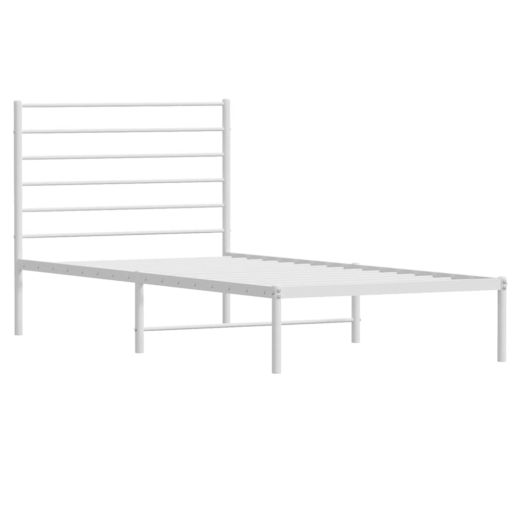 8720845787967_g_en_hd_1 vidaXL Metal Bed Frame without Mattress with Headboard White 90x190 cm - Image 3