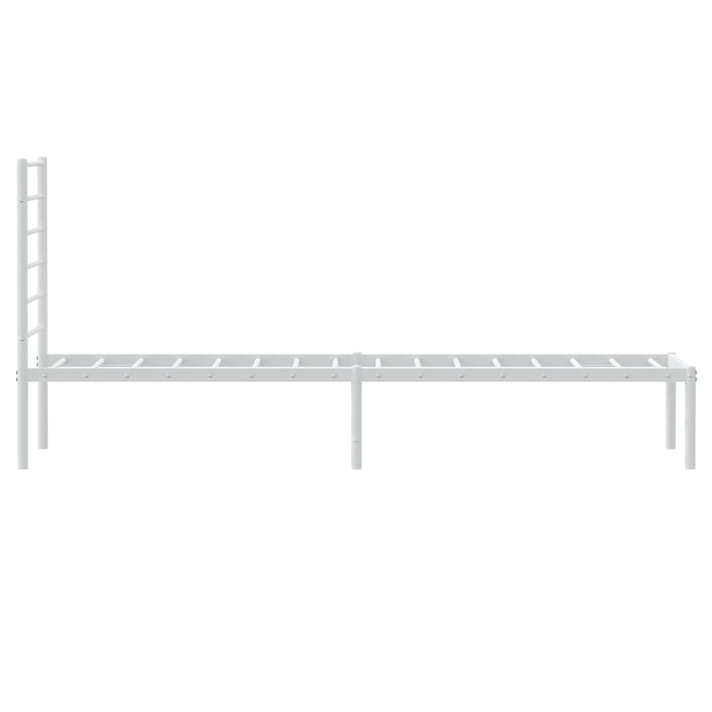 8720845788001_g_en_hd_5 vidaXL Metal Bed Frame without Mattress with Headboard White 107x203 cm King Single - Image 7