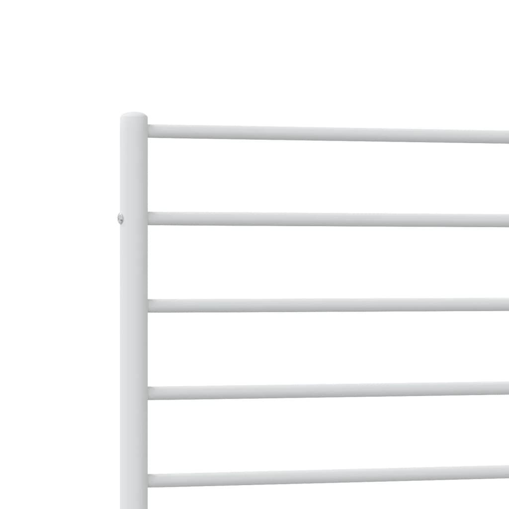 8720845788186_g_en_hd_7 vidaXL Metal Bed Frame without Mattress with Footboard White 107x203 cm King Single - Image 9
